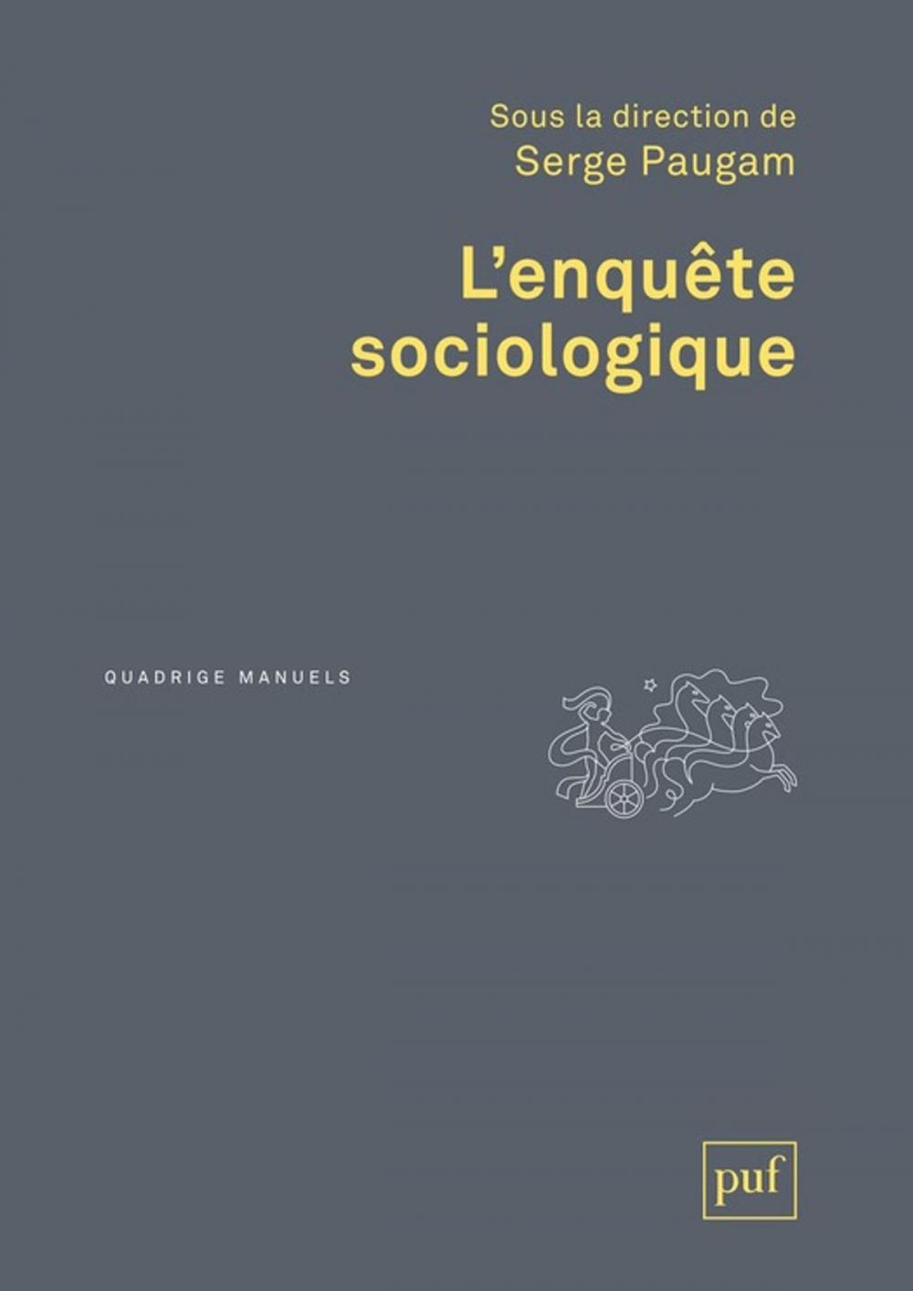 Big bigCover of L'enquête sociologique