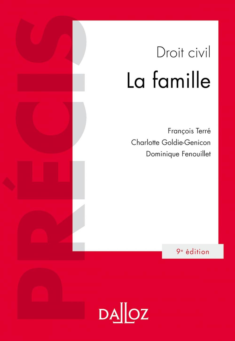 Big bigCover of Droit civil La famille