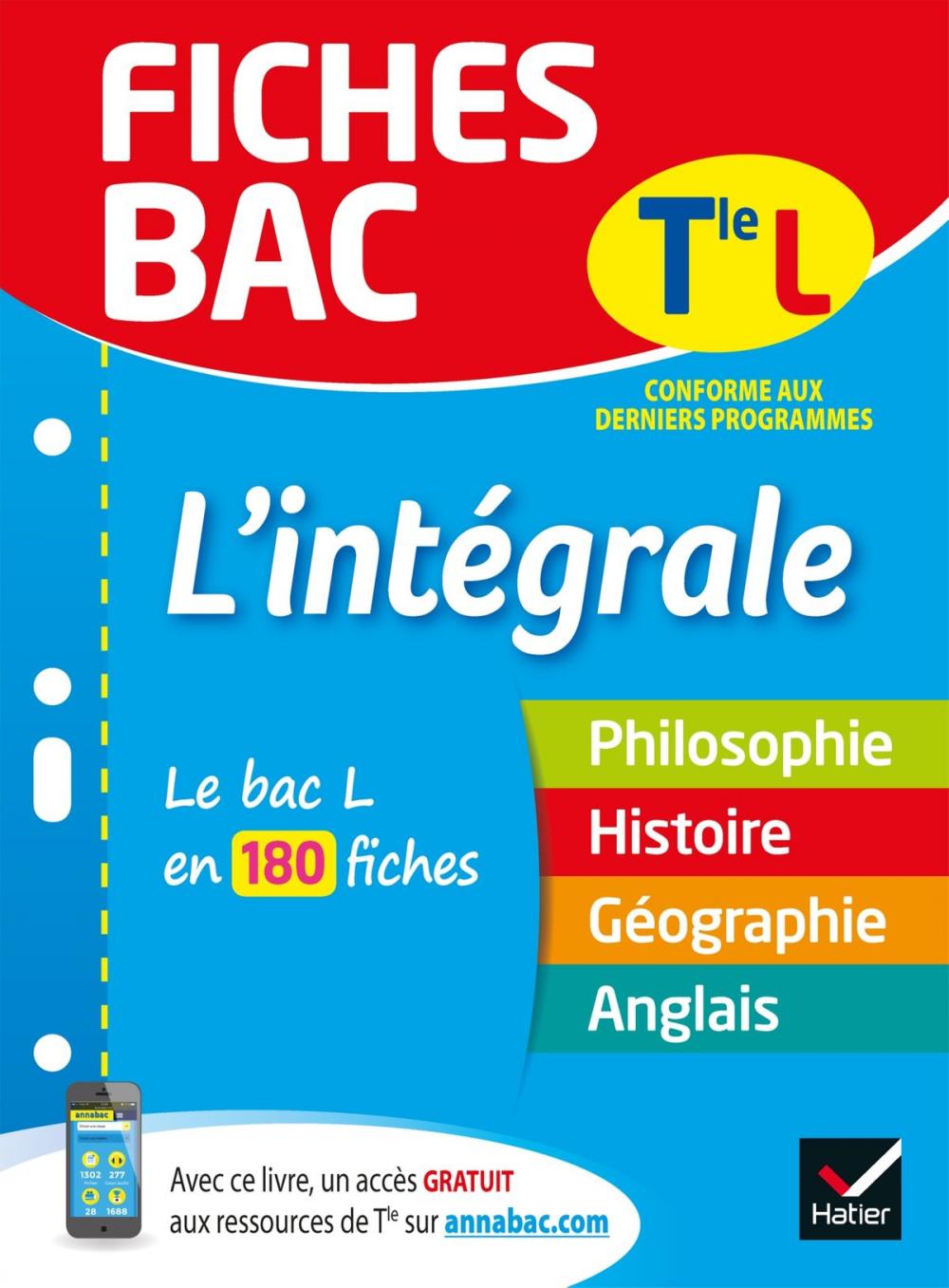 Big bigCover of Fiches bac L'intégrale Tle L