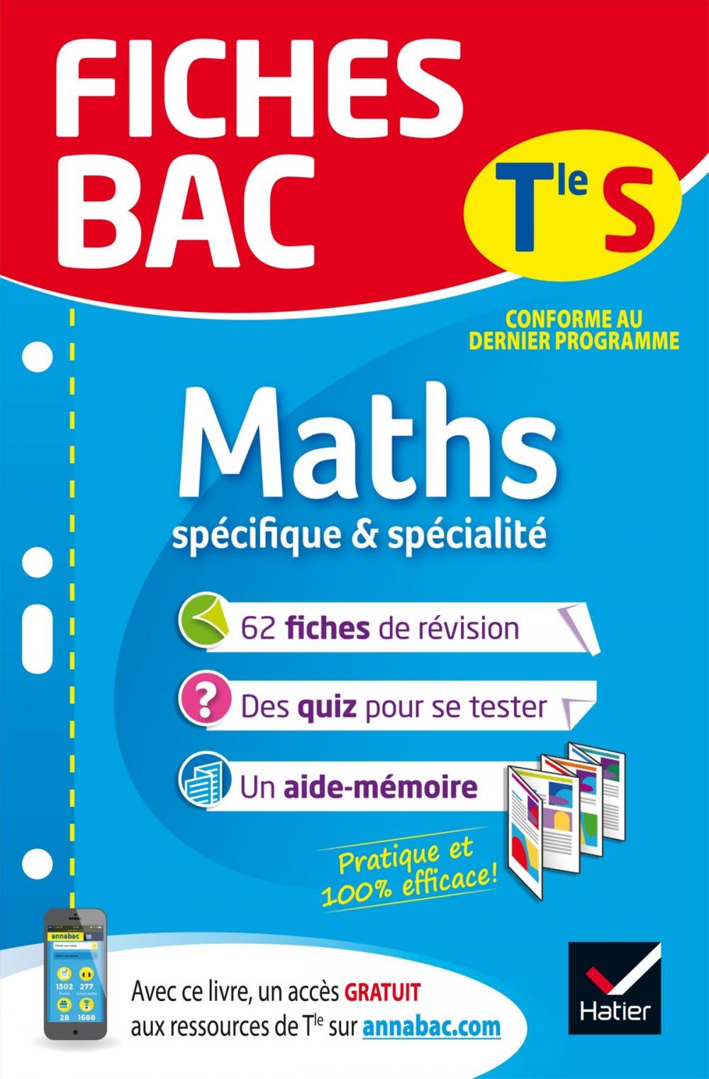 Big bigCover of Fiches bac Maths Tle S (spécifique & spécialité)