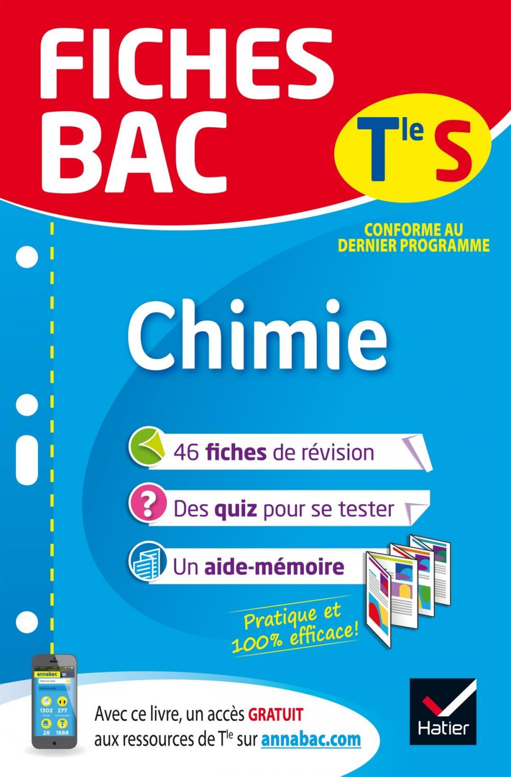 Big bigCover of Fiches bac Chimie Tle S (enseignement spécifique)