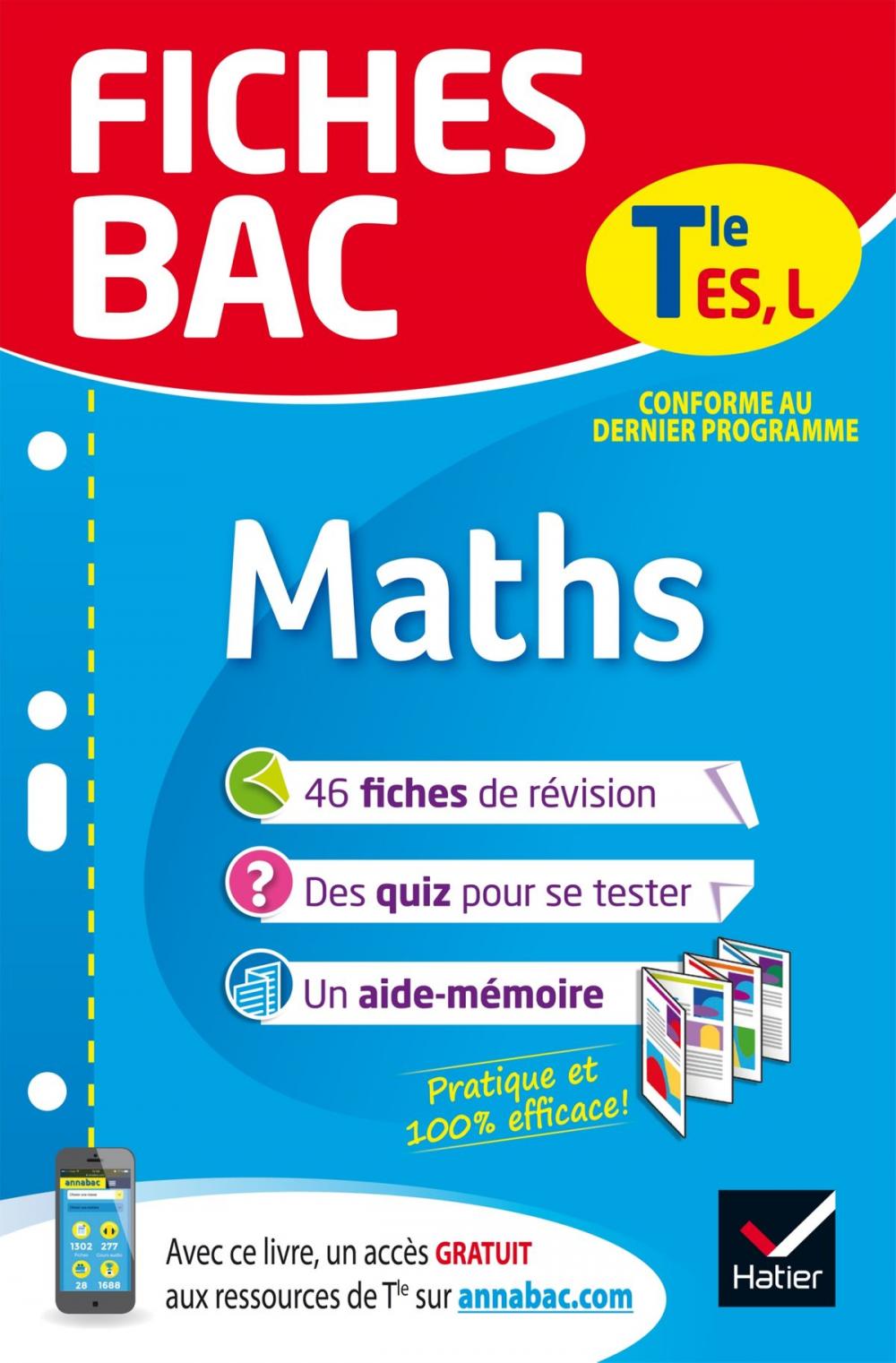 Big bigCover of Fiches bac Maths Tle ES, L