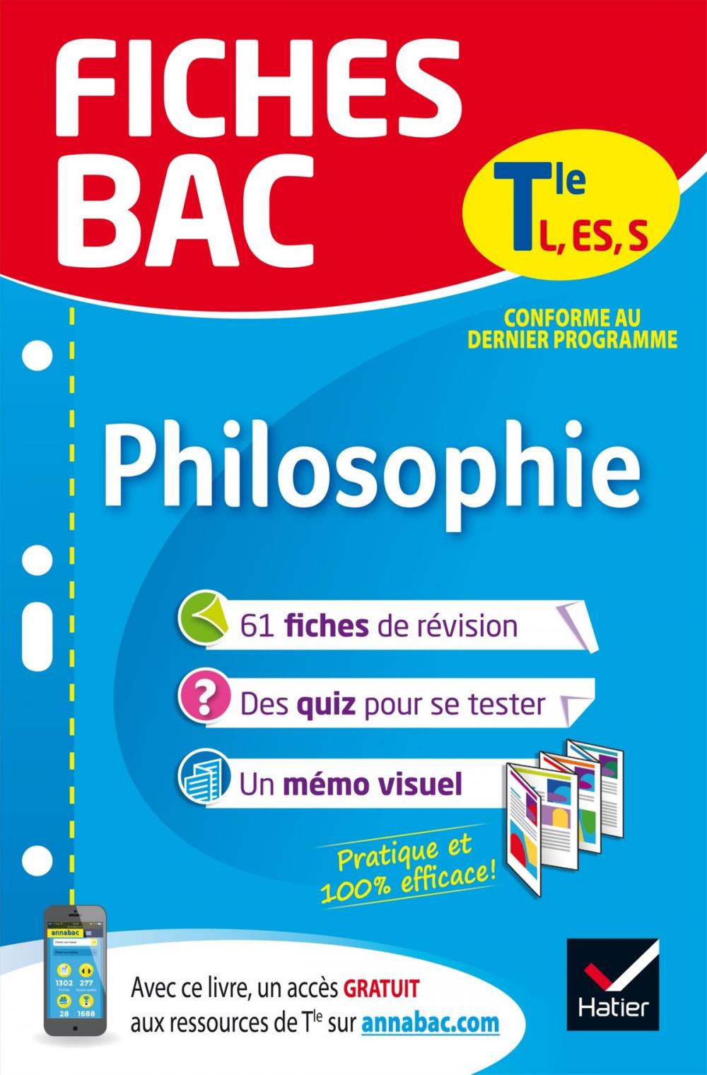 Big bigCover of Fiches bac Philosophie Tle L, ES, S