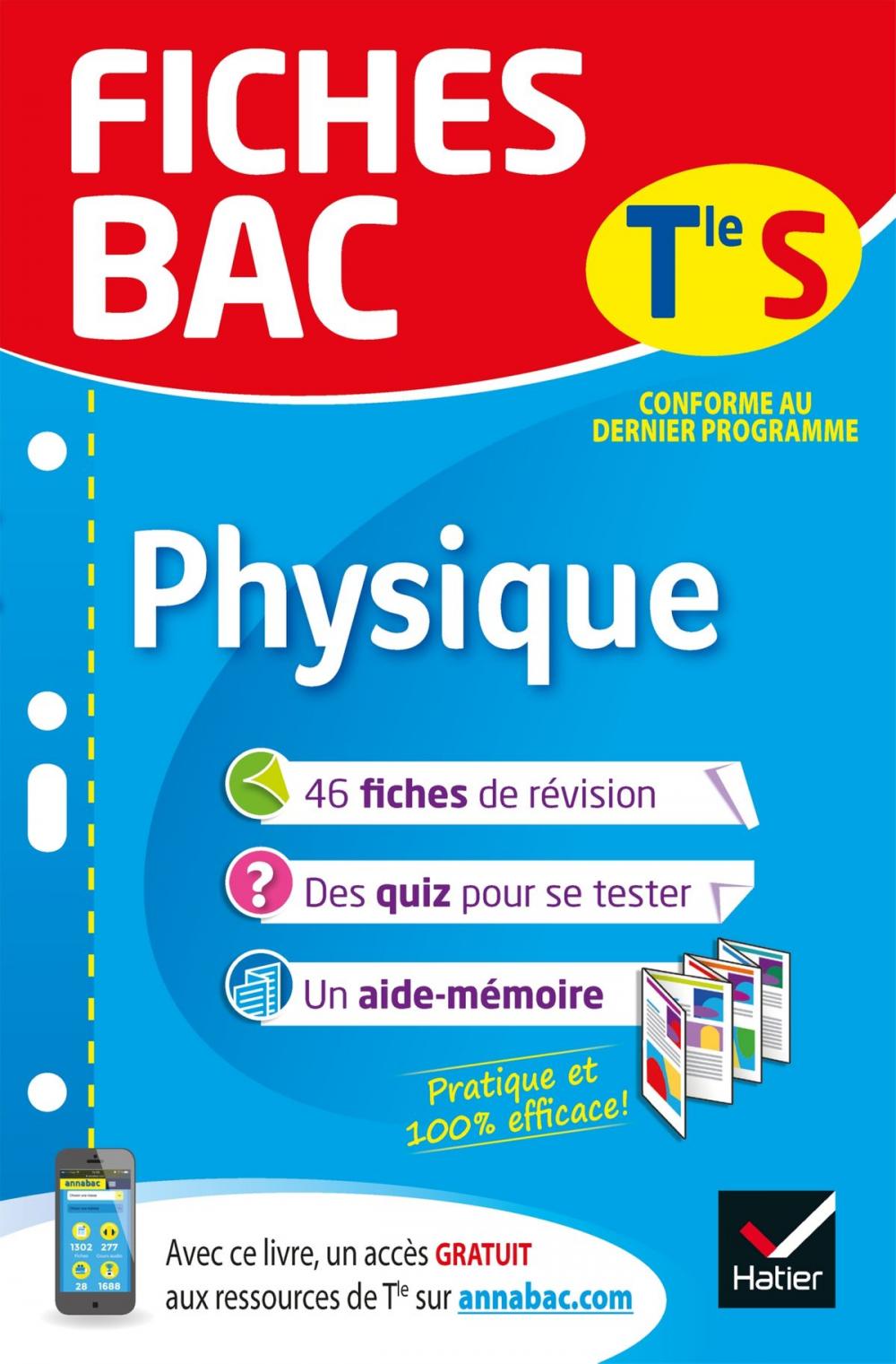 Big bigCover of Fiches bac Physique Tle S (enseignement spécifique)