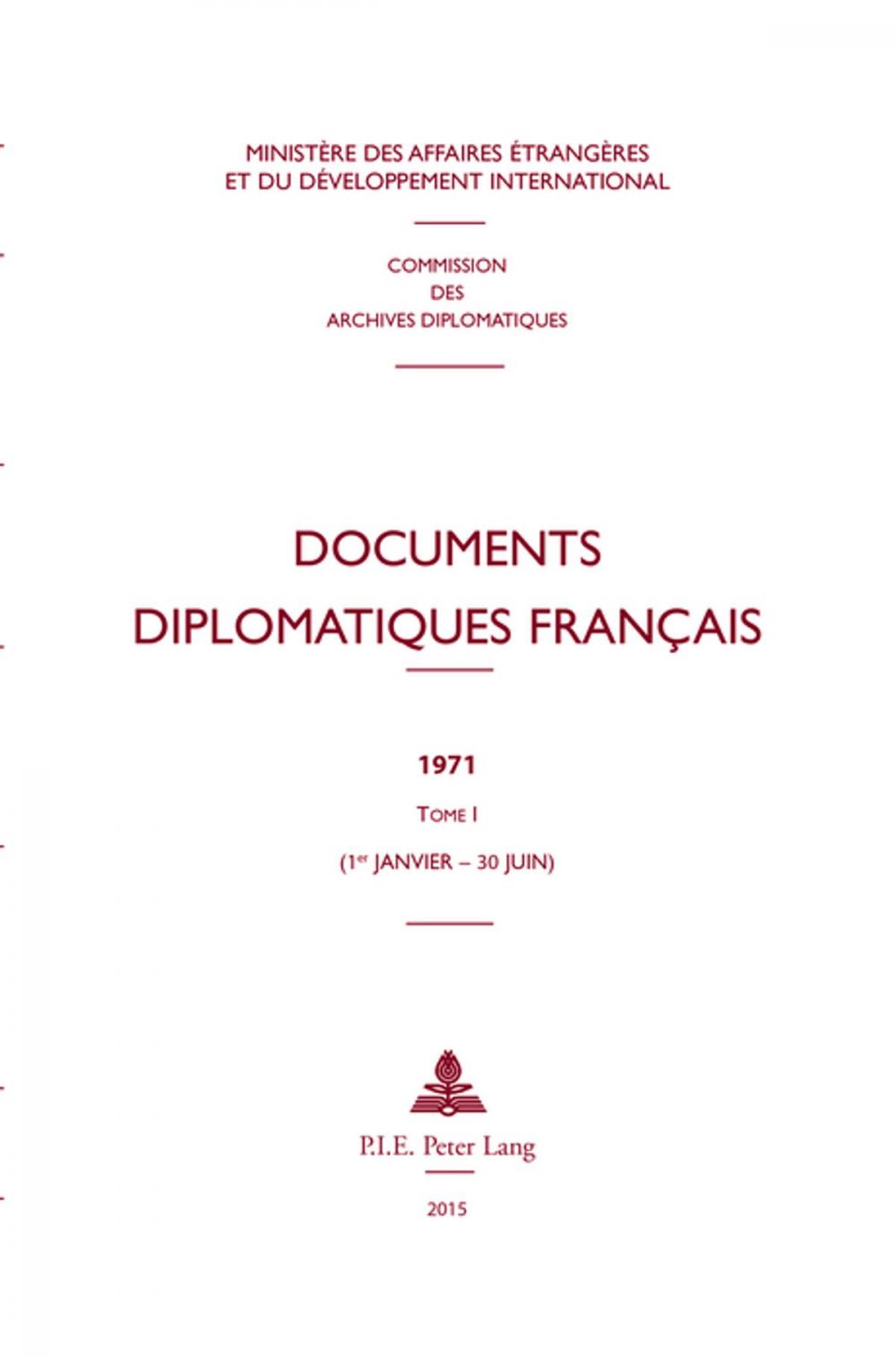 Big bigCover of Documents diplomatiques français