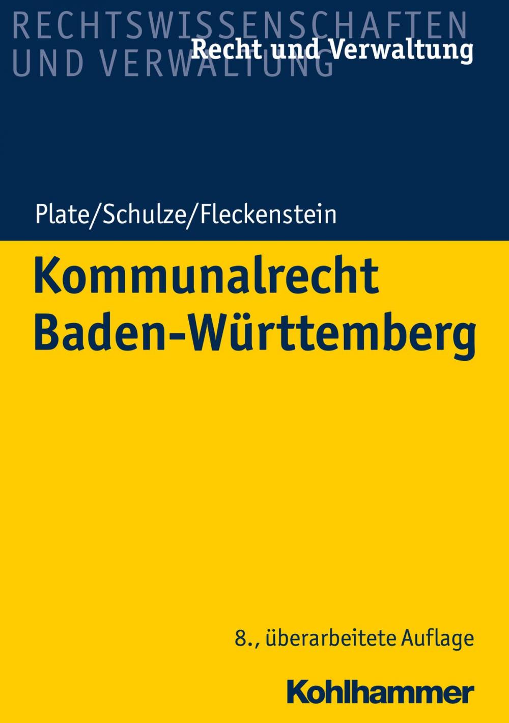 Big bigCover of Kommunalrecht Baden-Württemberg