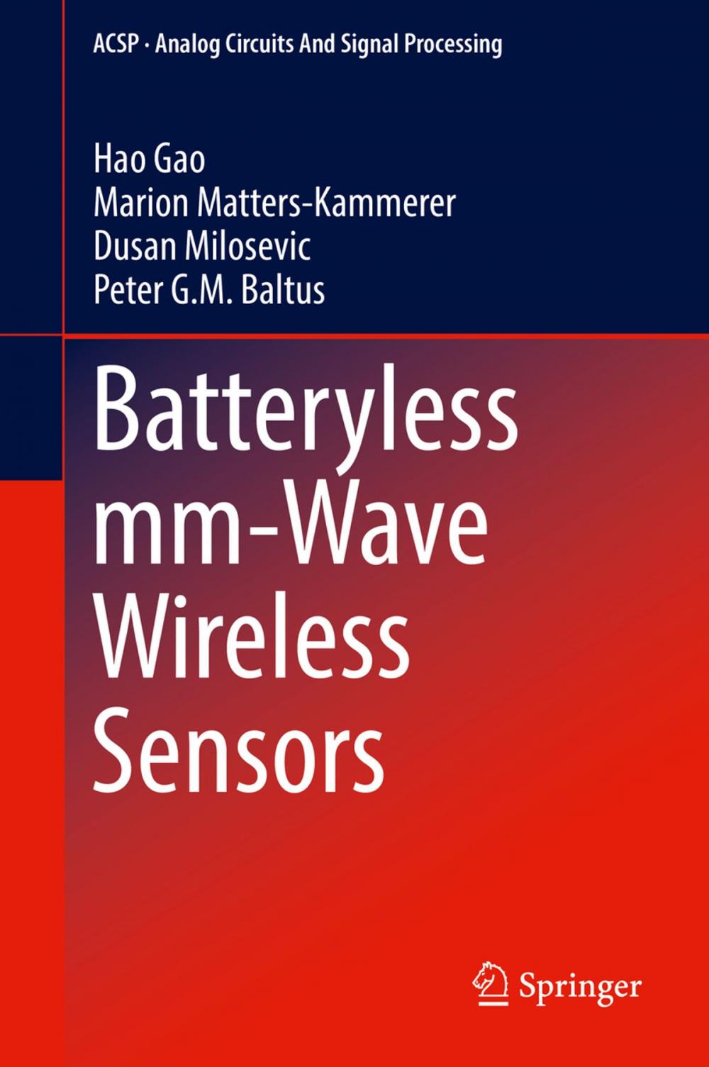 Big bigCover of Batteryless mm-Wave Wireless Sensors