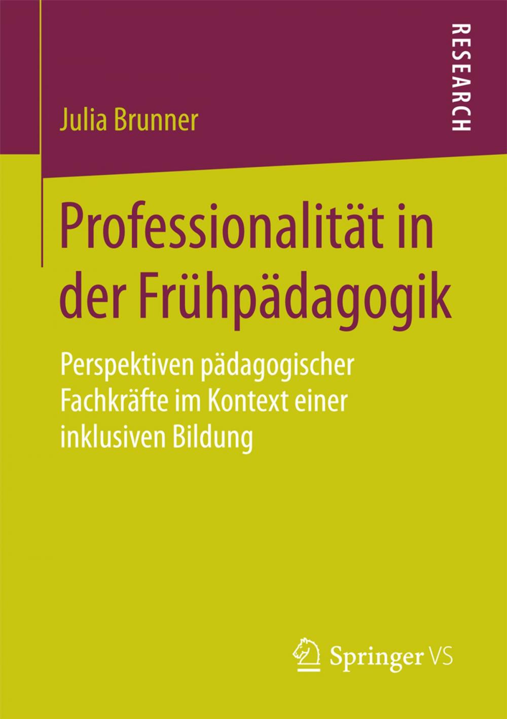 Big bigCover of Professionalität in der Frühpädagogik