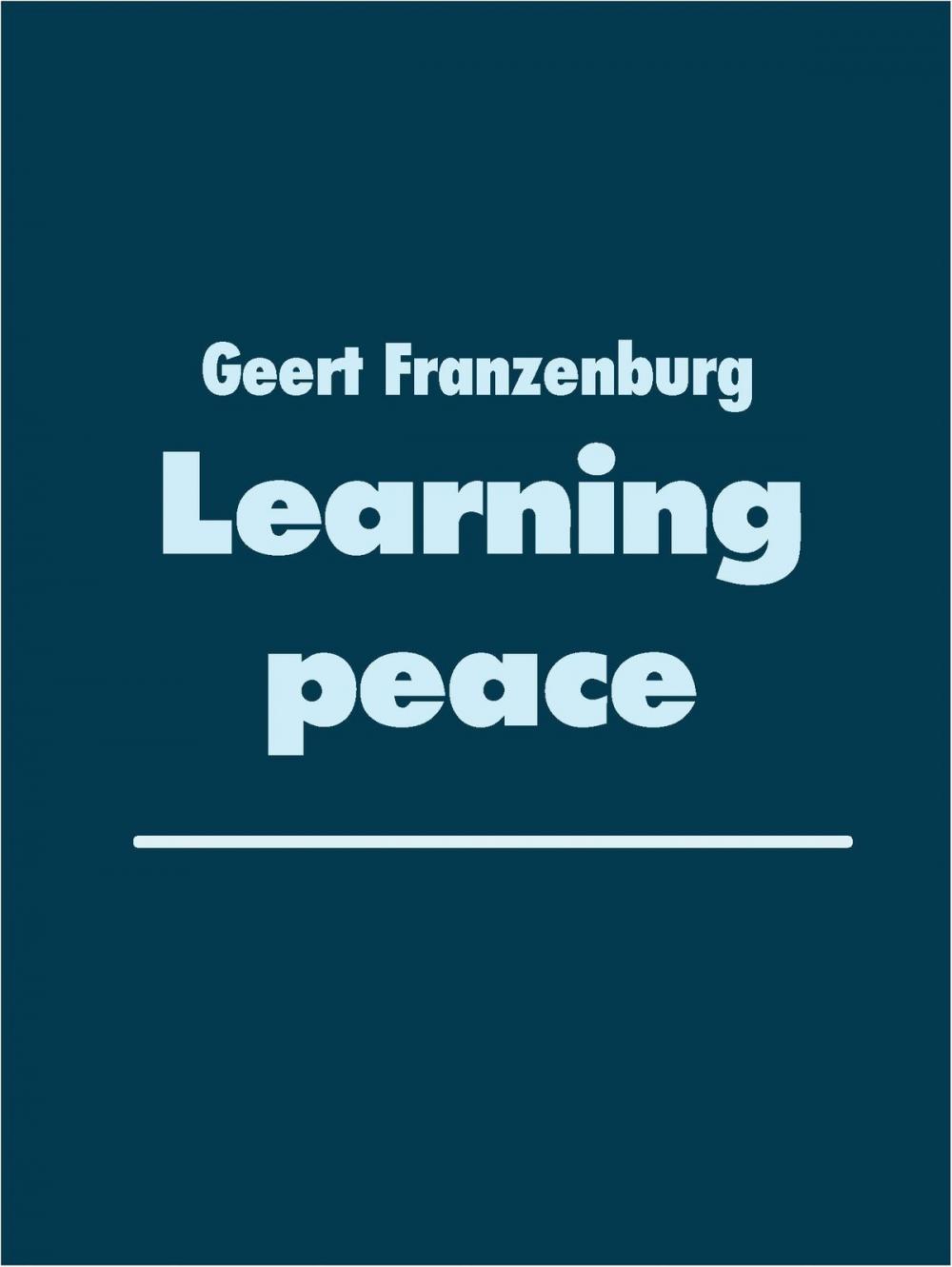 Big bigCover of Learning peace