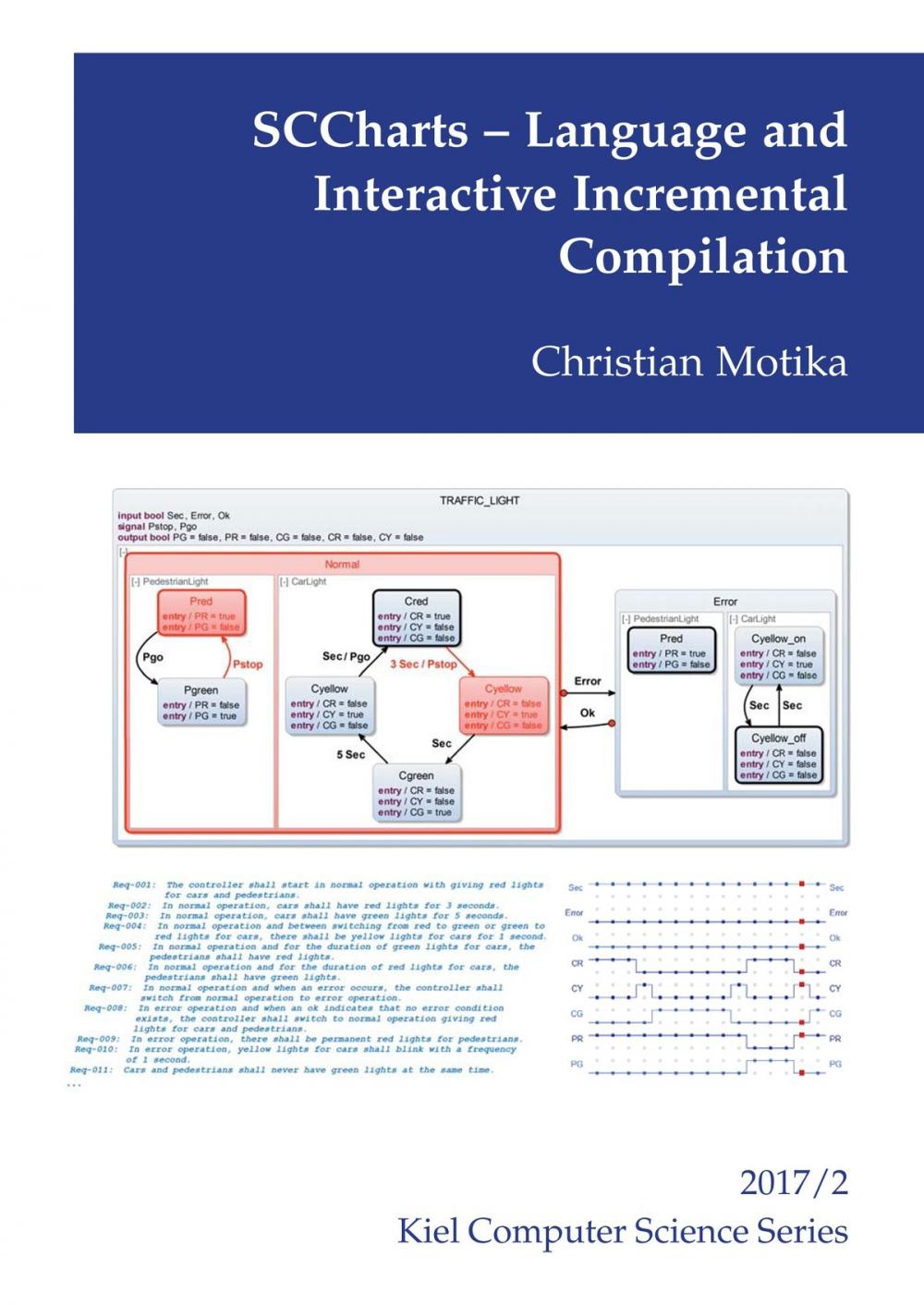 Big bigCover of SCCharts - Language and Interactive Incremental Compilation