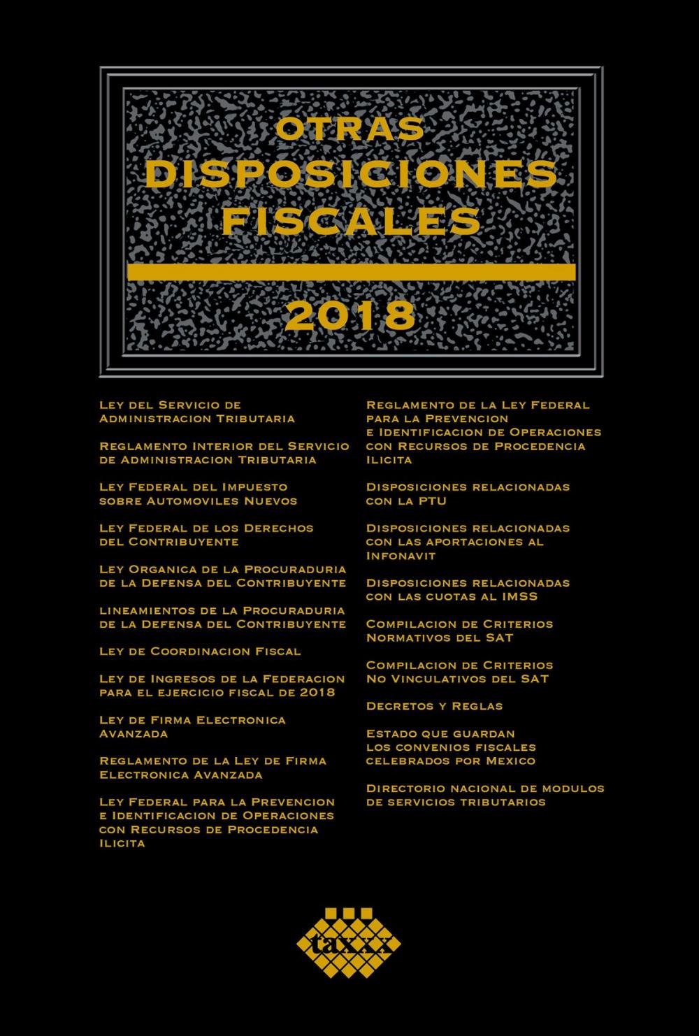 Big bigCover of Otras disposiciones fiscales 2018