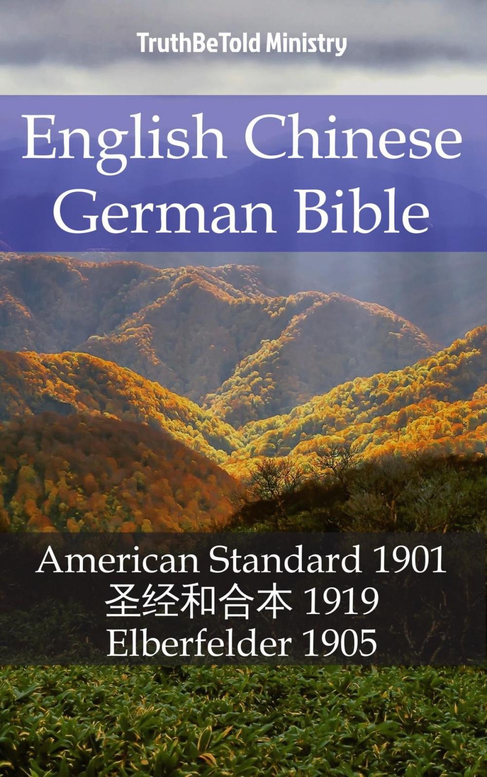 Big bigCover of English Chinese German Bible