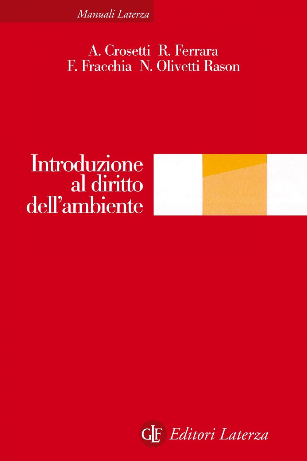 Big bigCover of Introduzione al diritto dell'ambiente