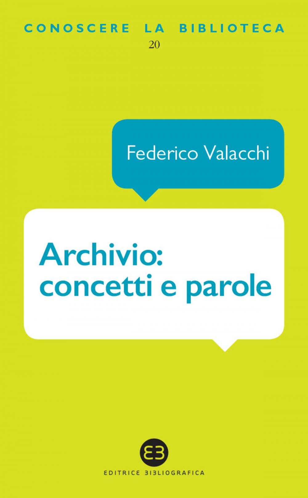 Big bigCover of Archivio: concetti e parole