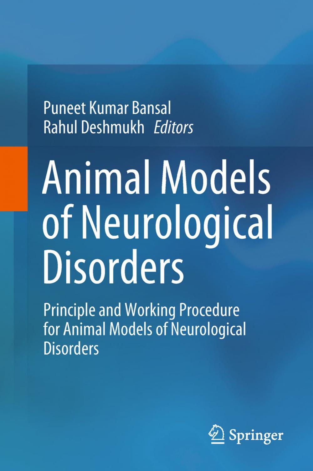 Big bigCover of Animal Models of Neurological Disorders