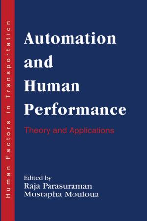 Cover of the book Automation and Human Performance by Elena Kourteli, Jonathan Dakin, Mark Mottershaw
