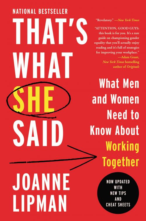 Cover of the book That's What She Said by Joanne Lipman, William Morrow