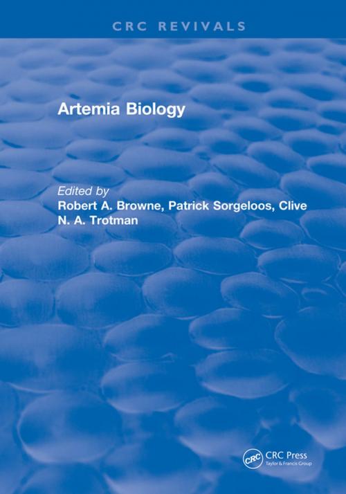 Cover of the book Artemia Biology by Robert A. Browne, CRC Press