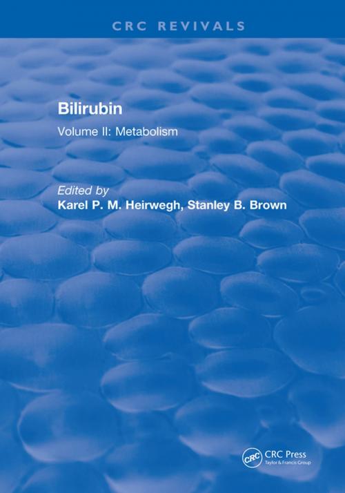 Cover of the book Bilirubin by Karel P. M. Heirwegh, CRC Press