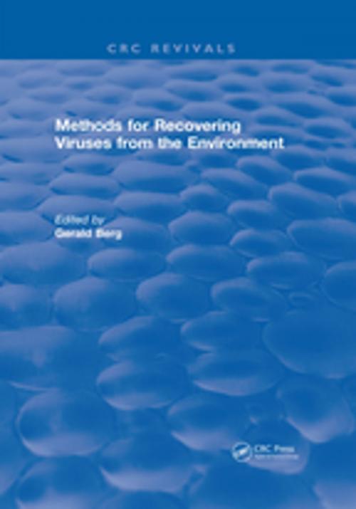 Cover of the book Methods For Recovering Viruses From The Environment by Gerald Berg, CRC Press