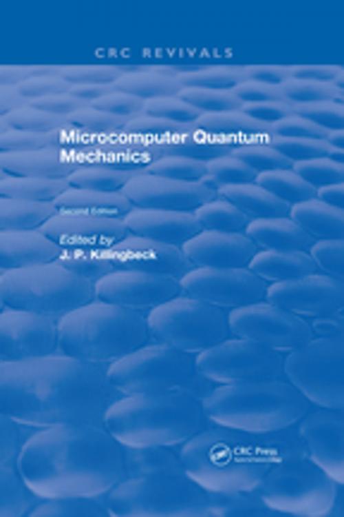 Cover of the book Microcomputer Quantum Mechanics by , CRC Press