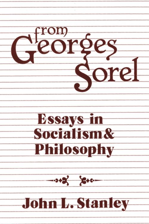 Cover of the book From Georges Sorel by Georges Sorel, Taylor and Francis