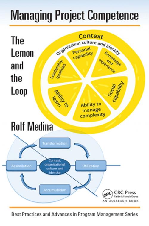 Cover of the book Managing Project Competence by Rolf Medina, CRC Press