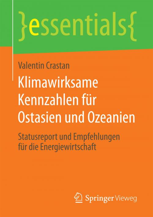 Cover of the book Klimawirksame Kennzahlen für Ostasien und Ozeanien by Valentin Crastan, Springer Fachmedien Wiesbaden