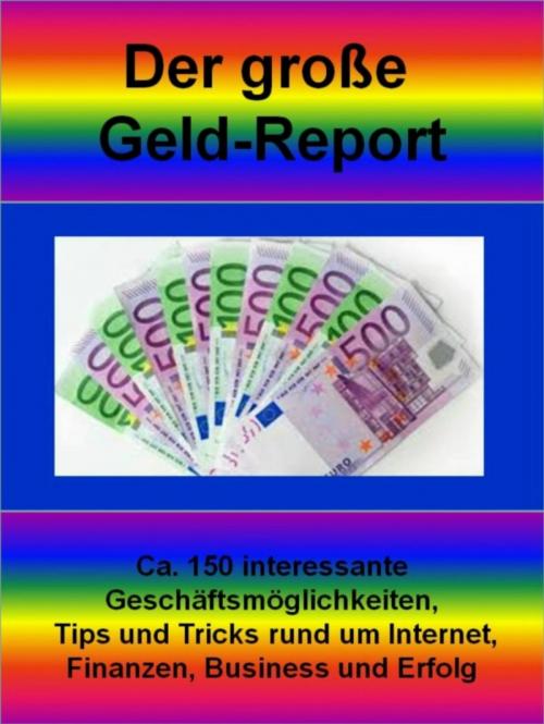 Cover of the book Der große Geld-Report by Stefan Ploberger, neobooks