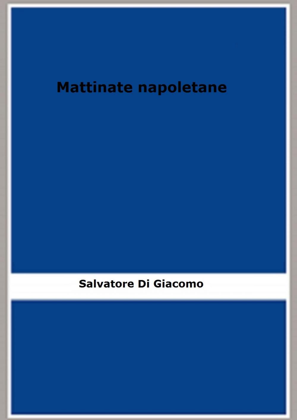 Big bigCover of Mattinate napoletane