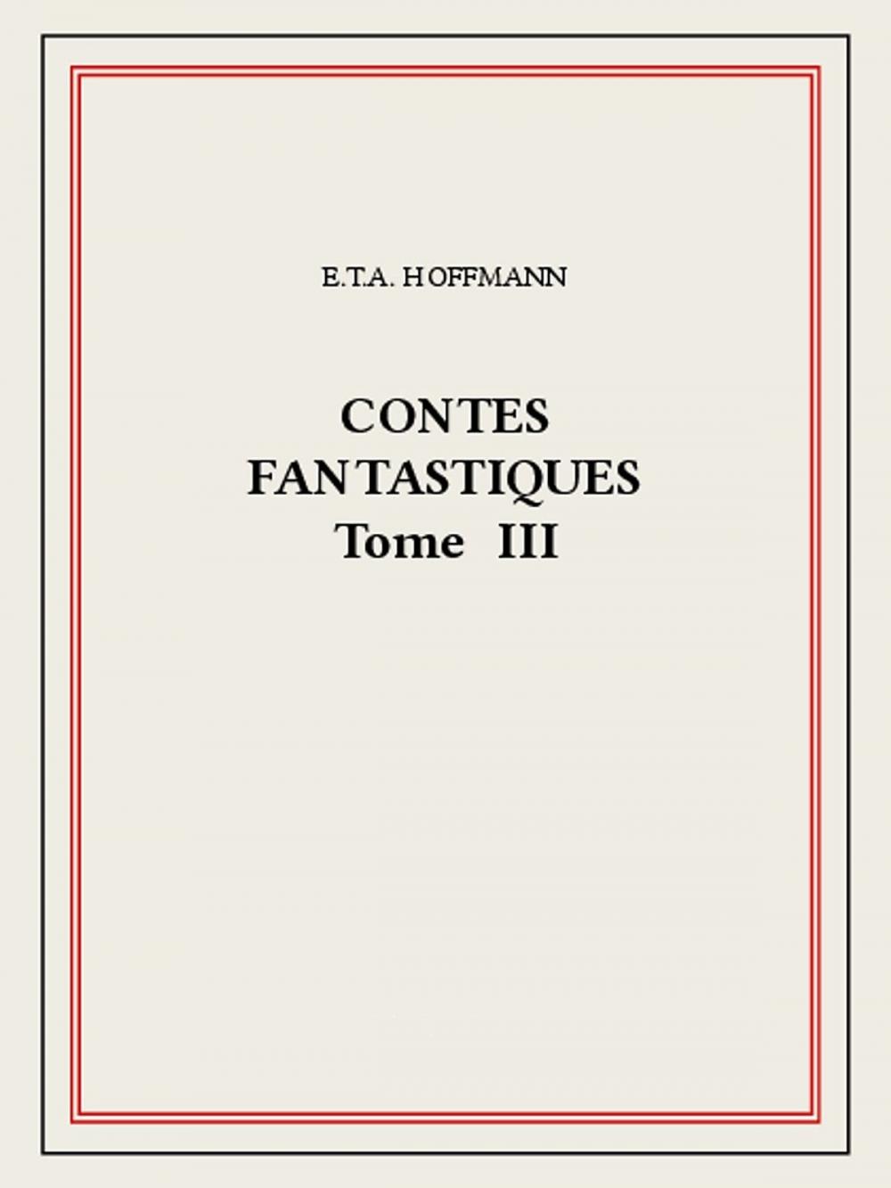 Big bigCover of Contes fantastiques III