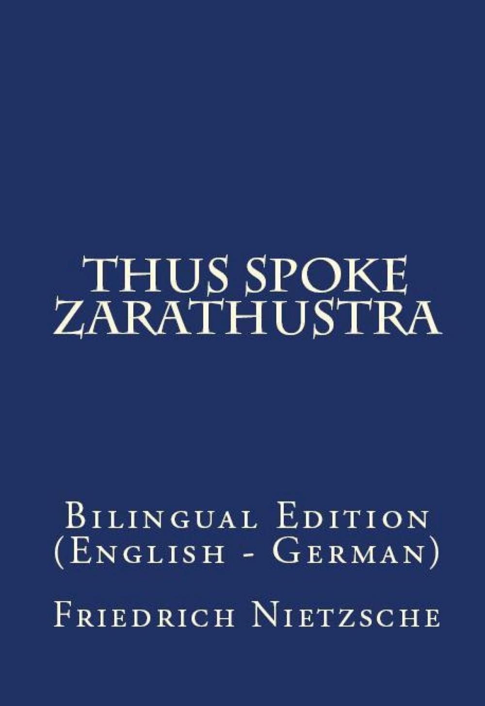 Big bigCover of Thus Spake Zarathustra