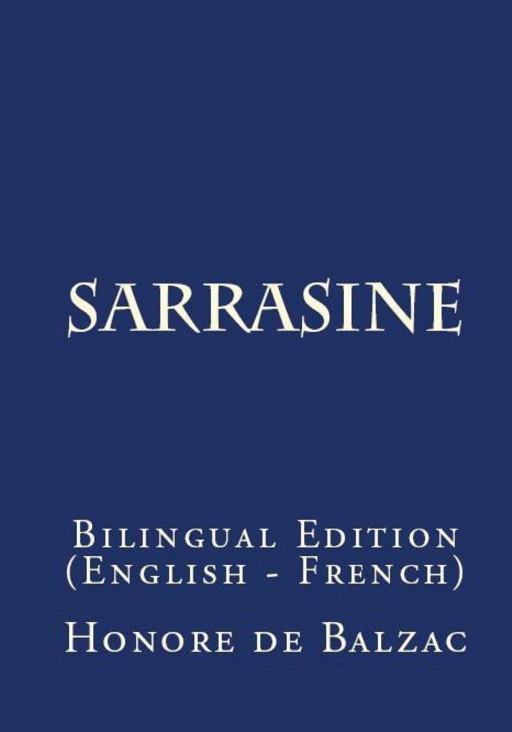 Big bigCover of Sarrasine