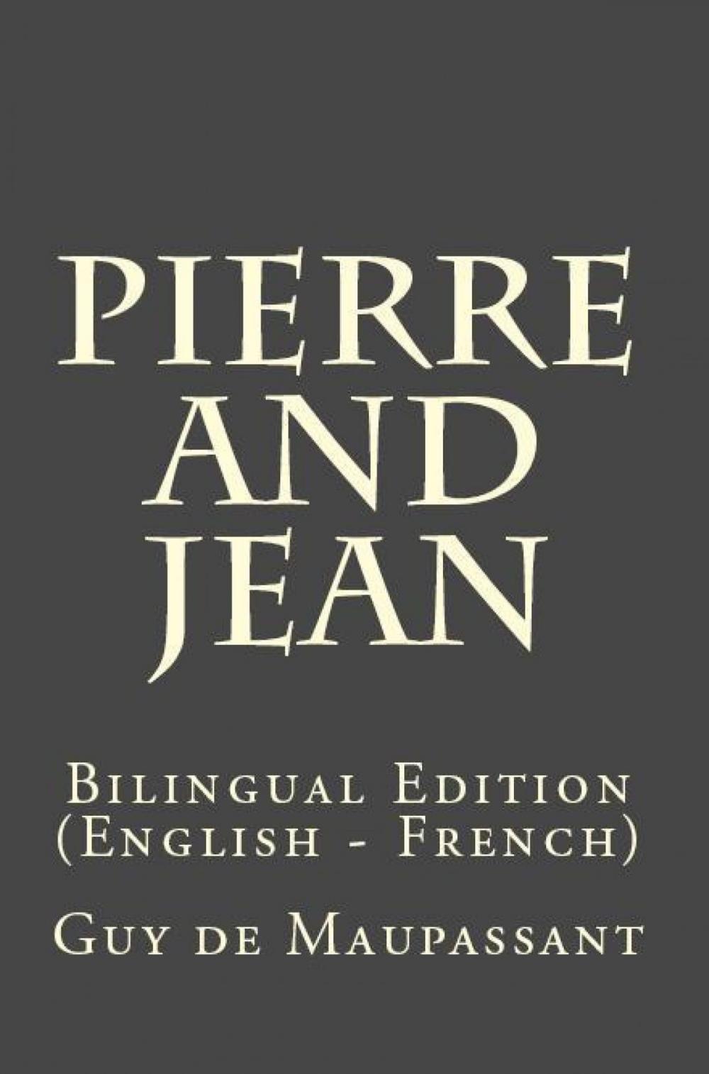 Big bigCover of Pierre and Jean