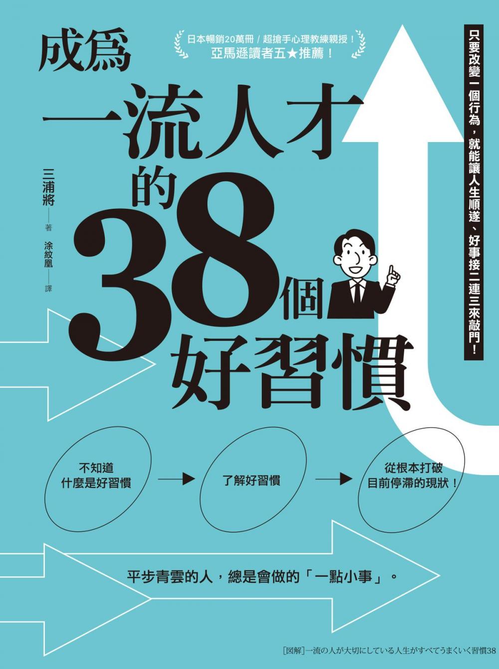 Big bigCover of 成為一流人才的38個好習慣 只要改變一個行為，就能讓人生順遂、好事接二連三來敲門！