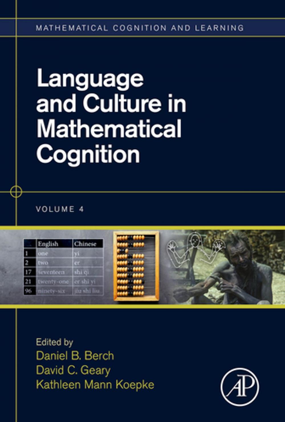 Big bigCover of Language and Culture in Mathematical Cognition