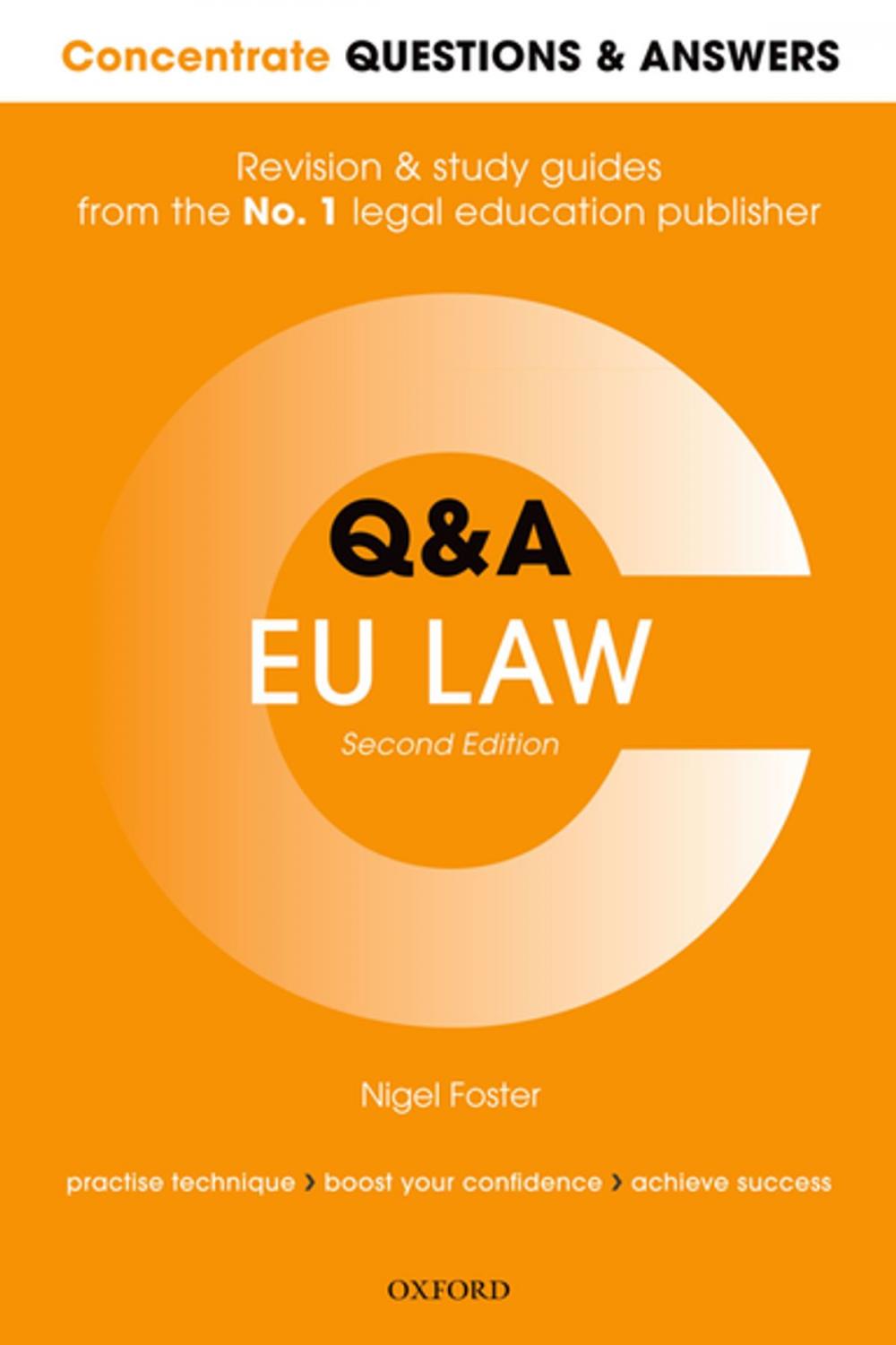 Big bigCover of Concentrate Questions and Answers EU Law