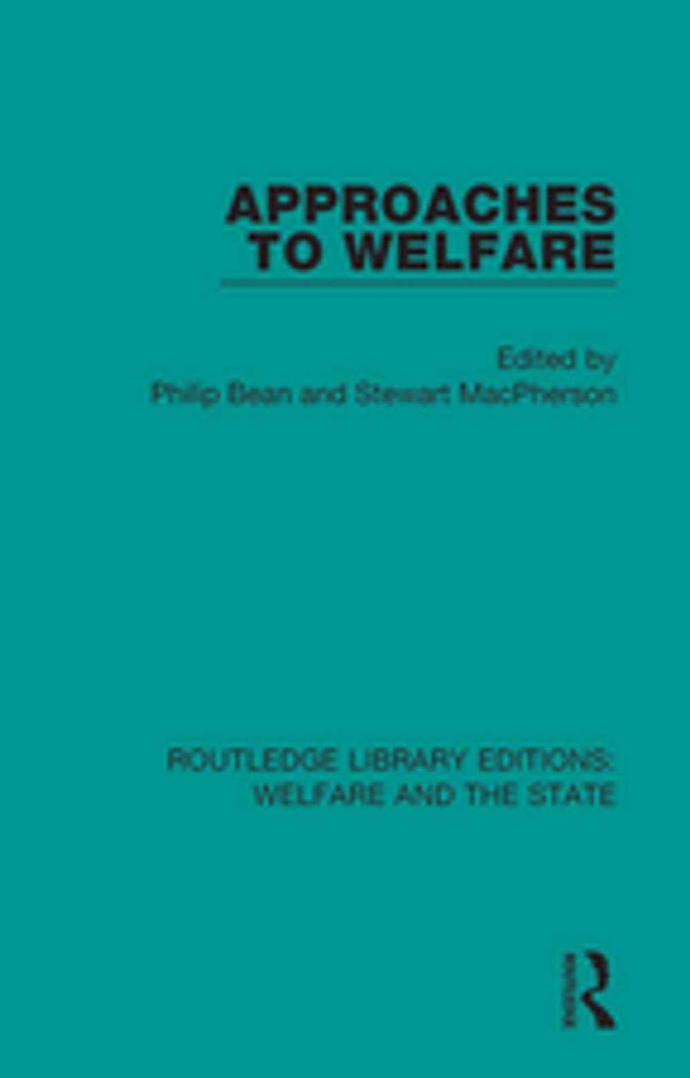 Big bigCover of Approaches to Welfare