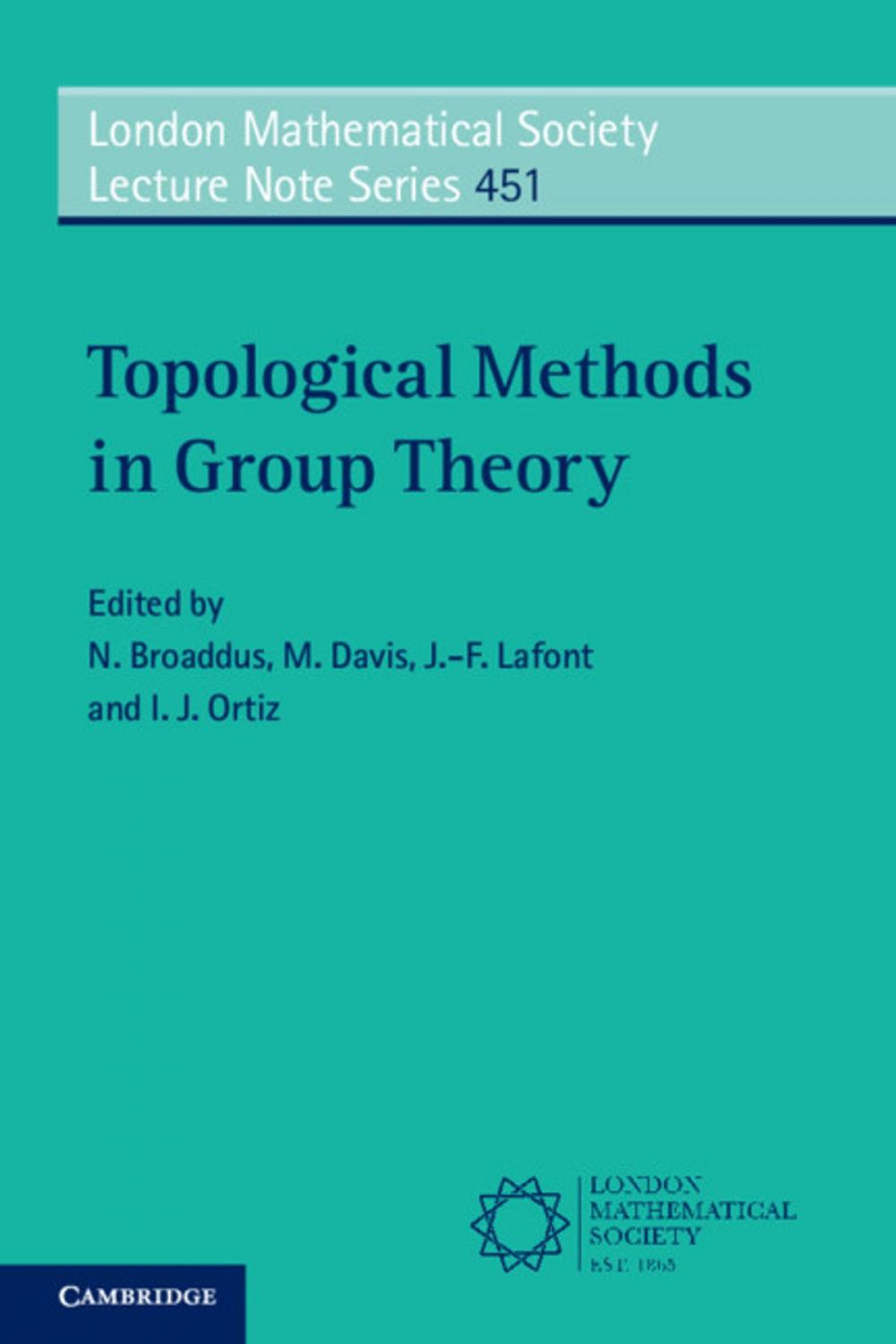 Big bigCover of Topological Methods in Group Theory