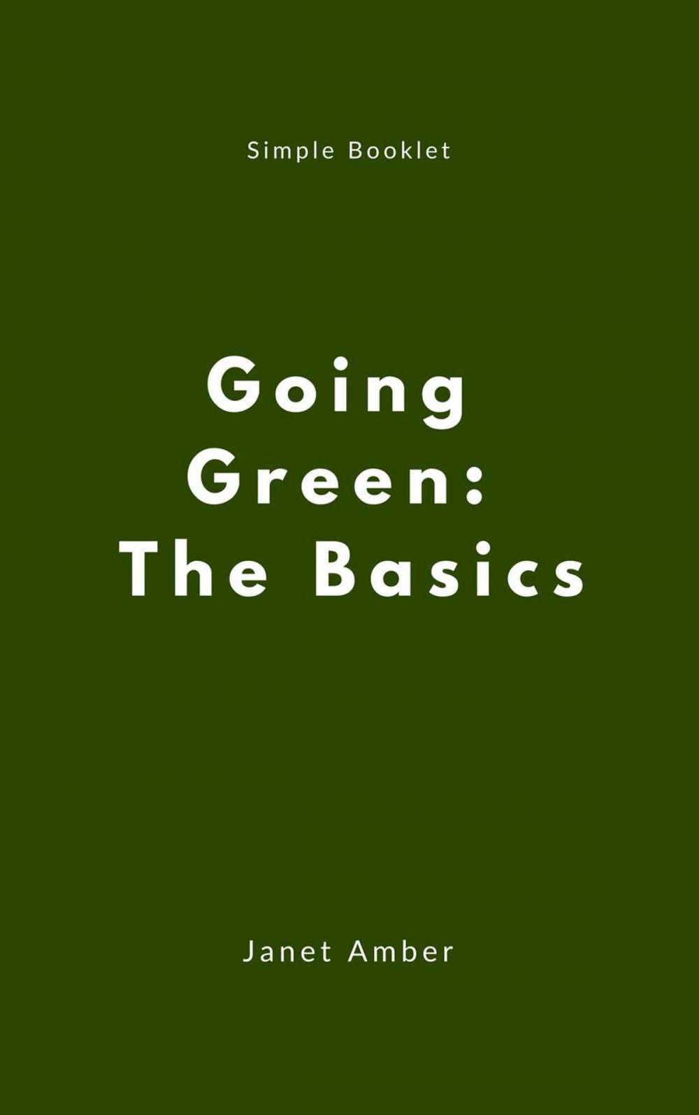 Big bigCover of Going Green: The Basics