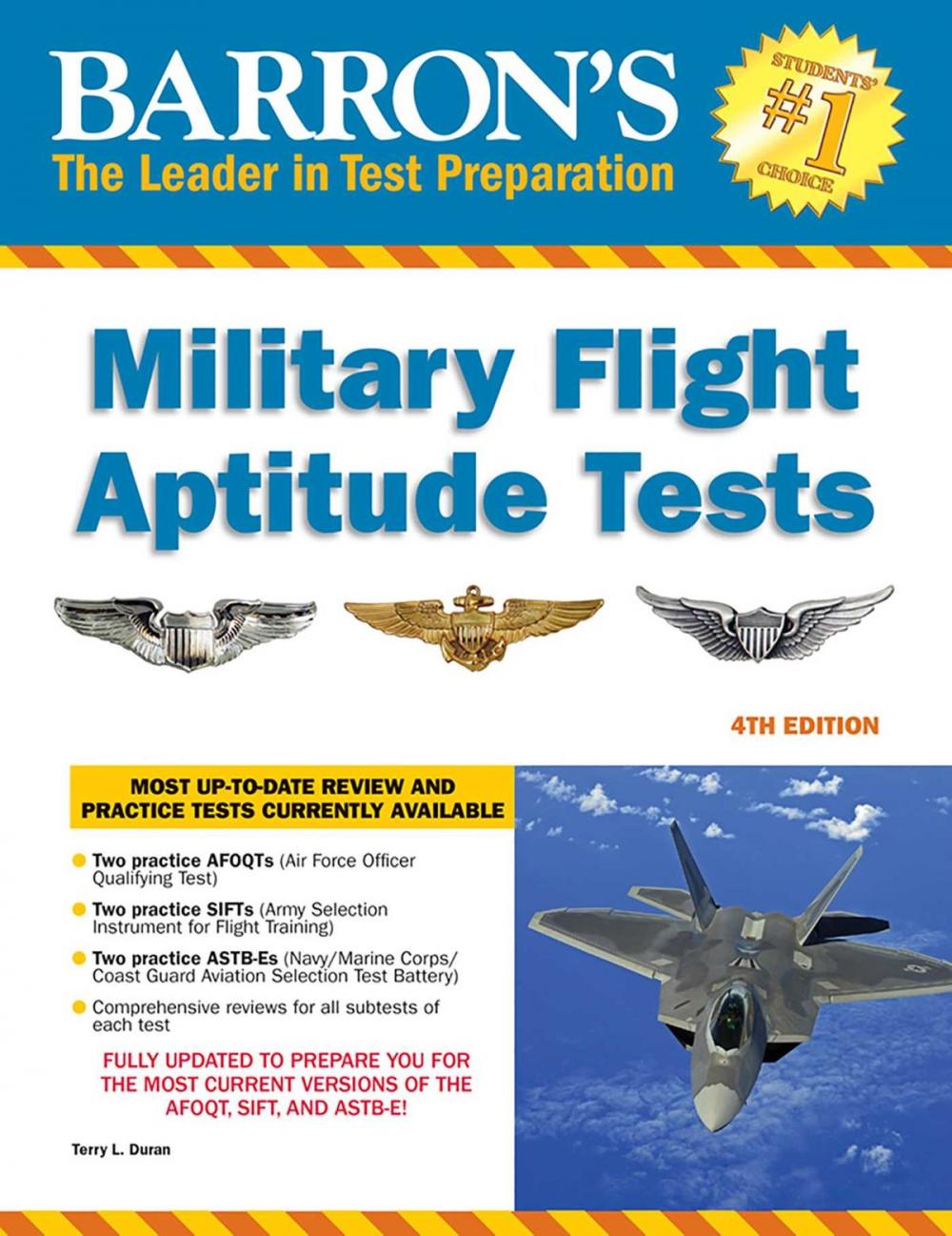 Big bigCover of Barron's Military Flight Aptitude Tests