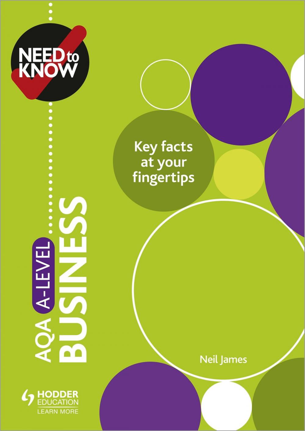 Big bigCover of Need to Know: AQA A-level Business