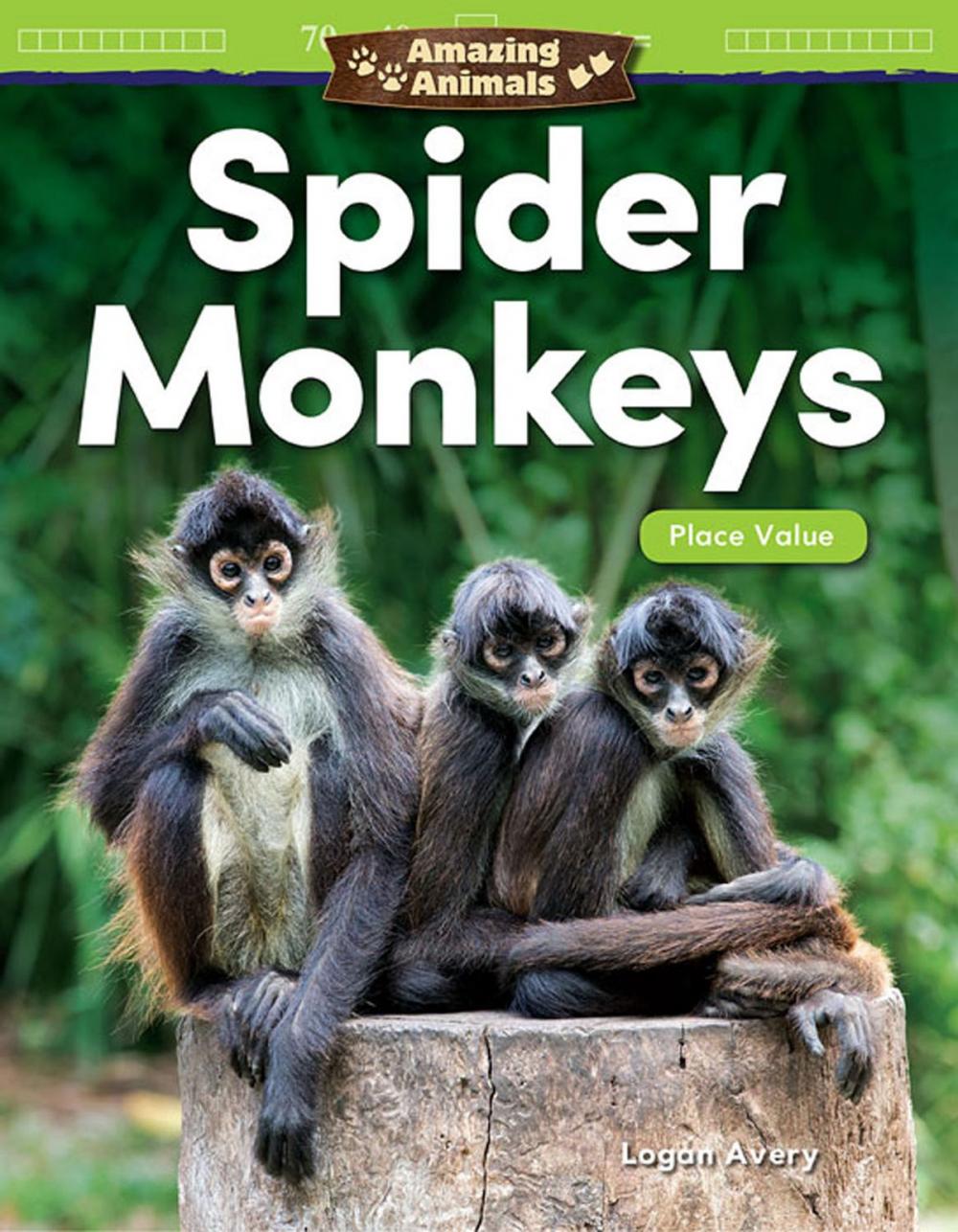 Big bigCover of Amazing Animals Spider Monkeys: Place Value