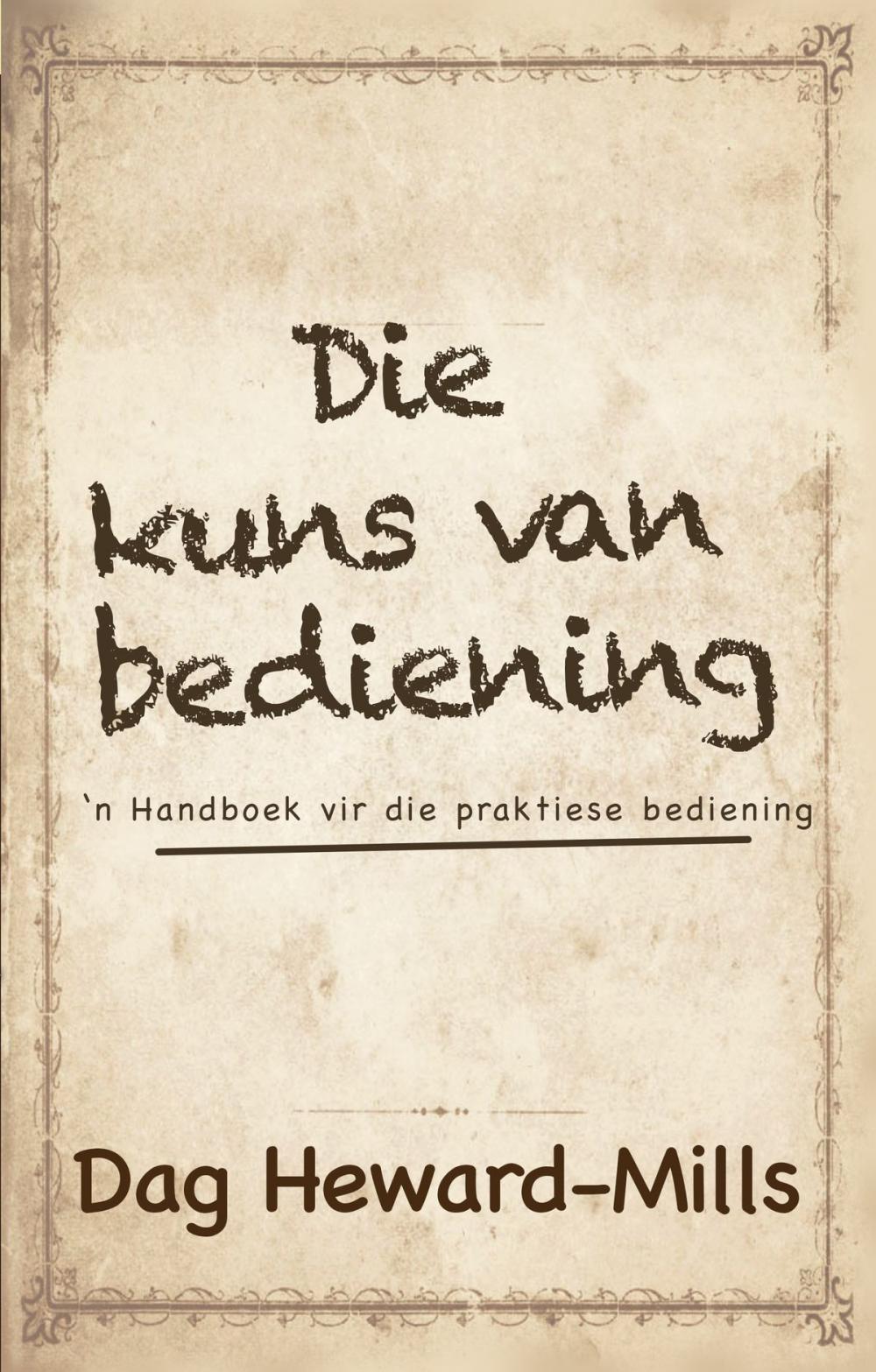 Big bigCover of Die kuns van bediening