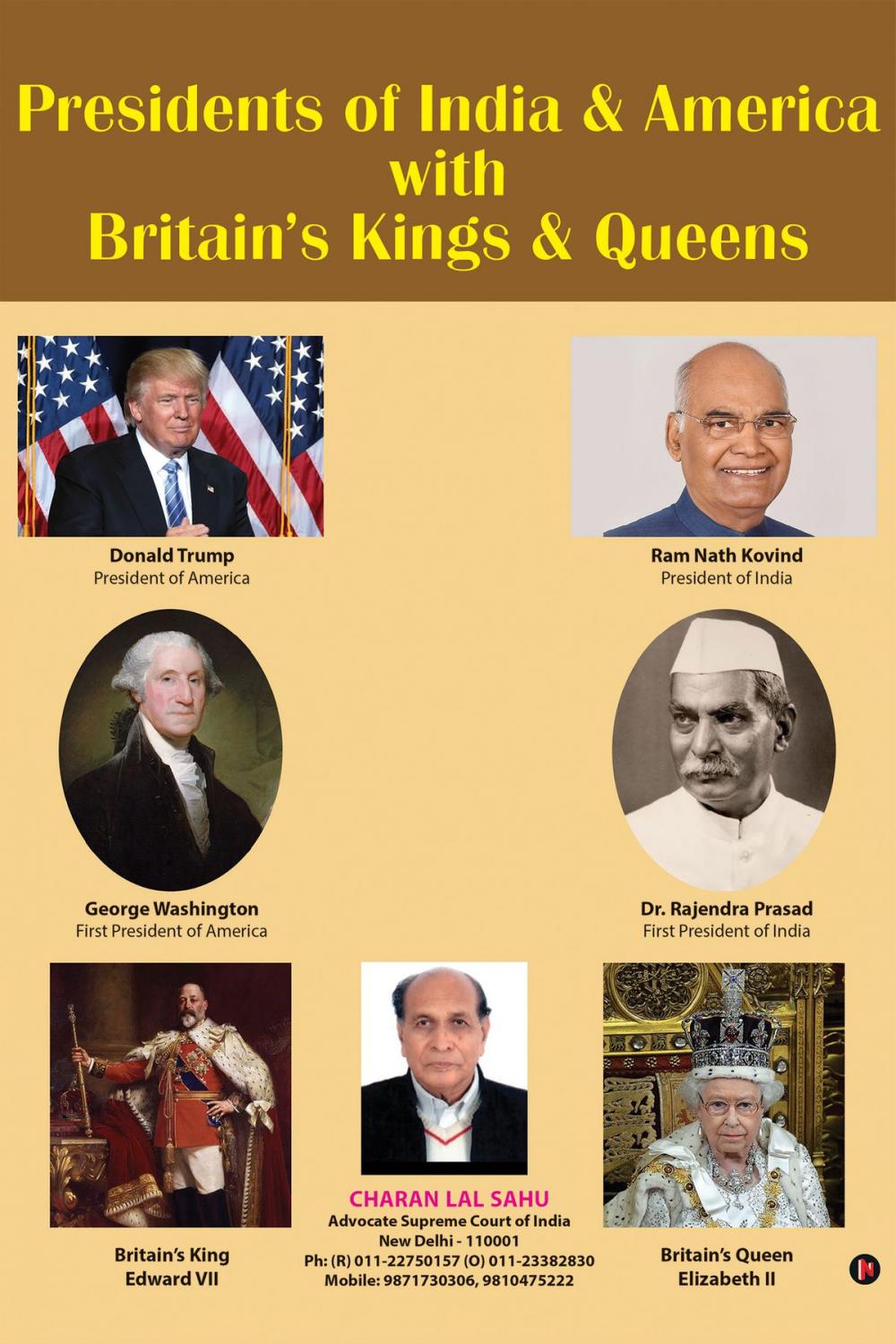 Big bigCover of Presidents of India & America with Britain’s Kings & Queens