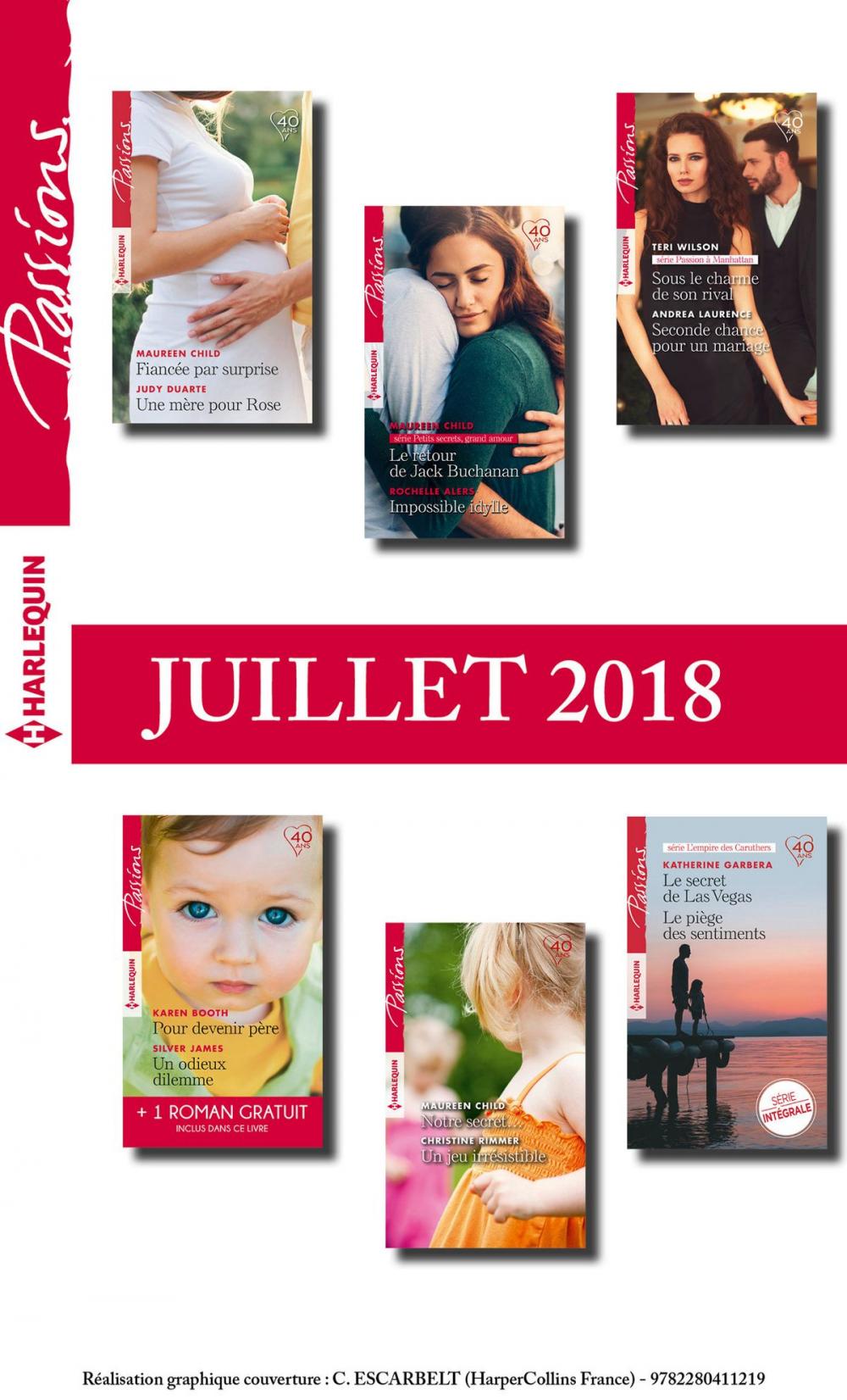 Big bigCover of 12 romans Passions + 1 gratuit (n°731 à 736 - Juillet 2018)