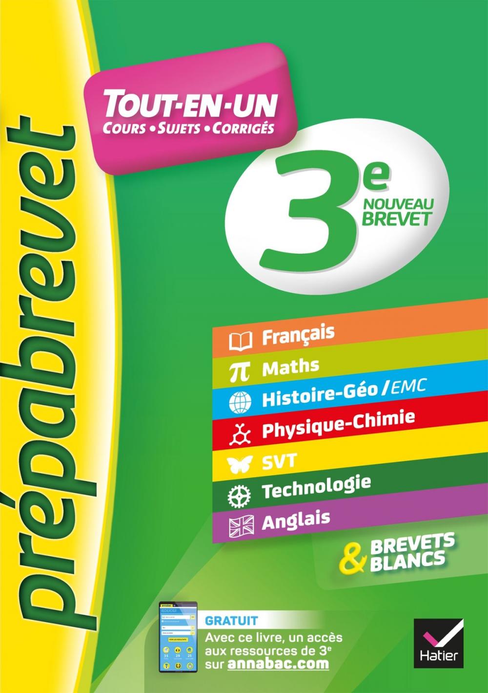 Big bigCover of Le tout-en-un 3e Nouveau brevet