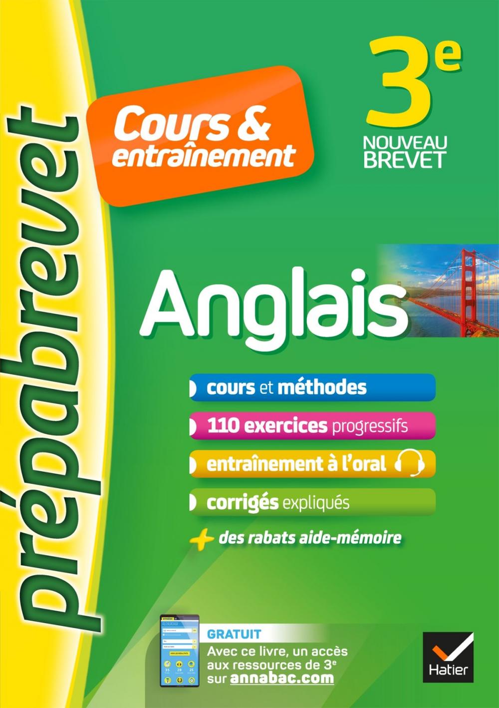 Big bigCover of Anglais 3e (A2-B1) - Prépabrevet Cours & entraînement