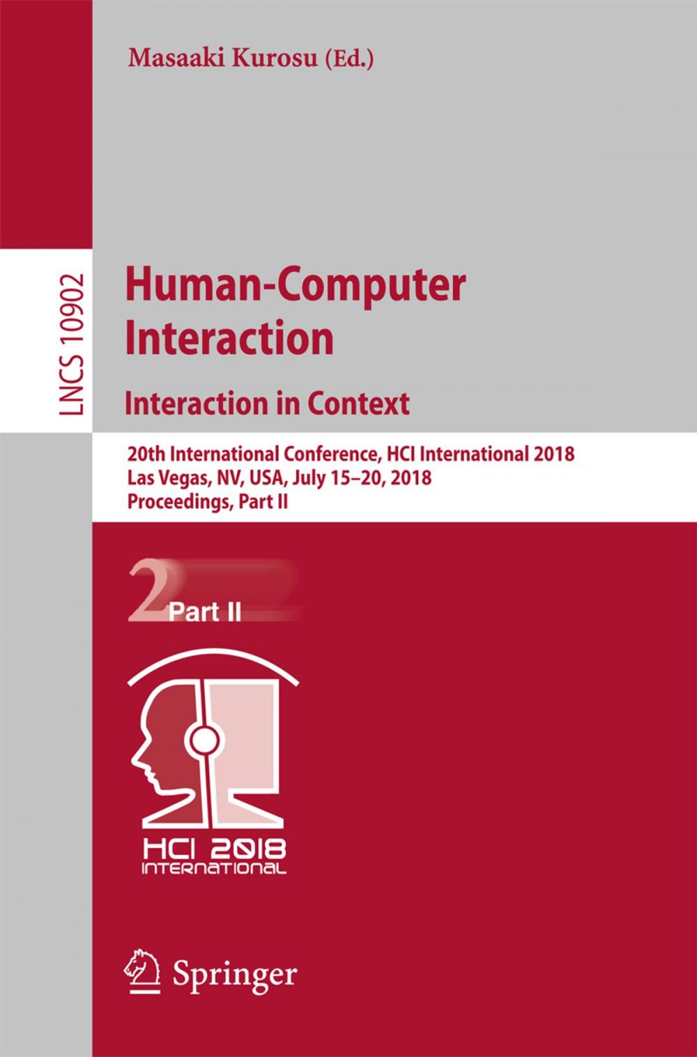 Big bigCover of Human-Computer Interaction. Interaction in Context