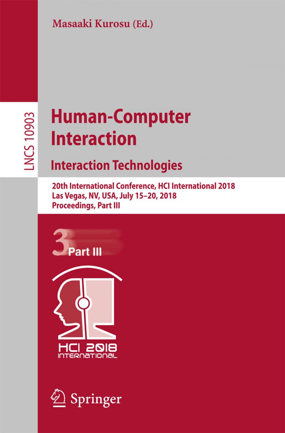 Big bigCover of Human-Computer Interaction. Interaction Technologies